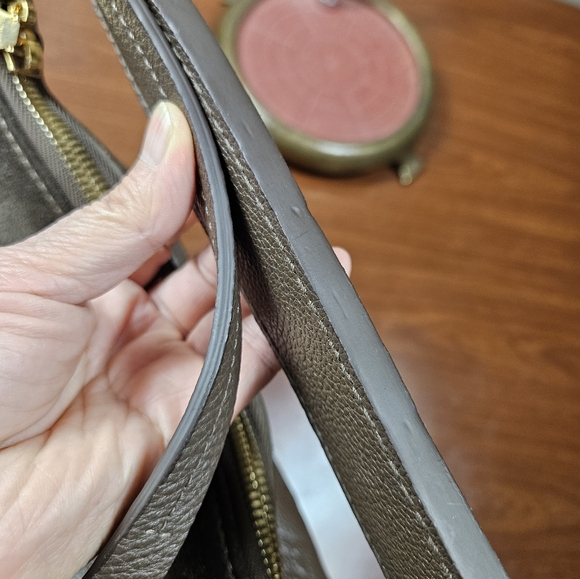 Auth Louis Vuitton Brown Audacieuse Empreinte Suede Leather MM - Picture 5 of 13